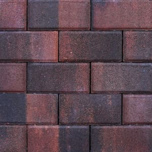 Брусчатка Квадриум Прямоугольник Color mix Клинкер 40